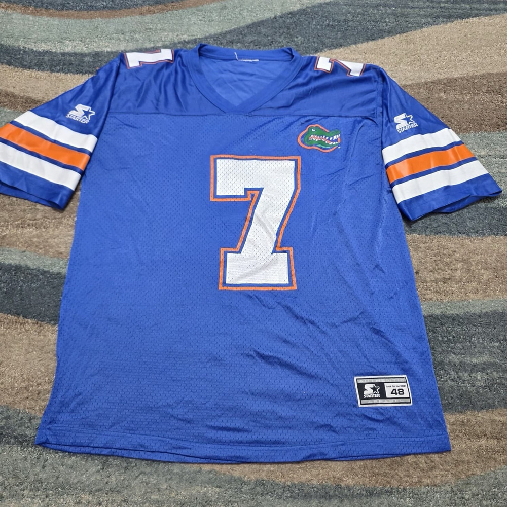 Vintage Florida Gators Starter Football Jersey #7 Blue Men’s 48 NCAA